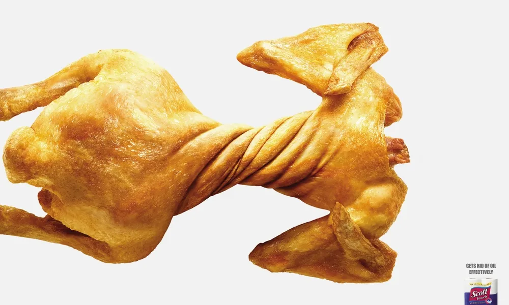 تبلیغات دستمال کاغذی