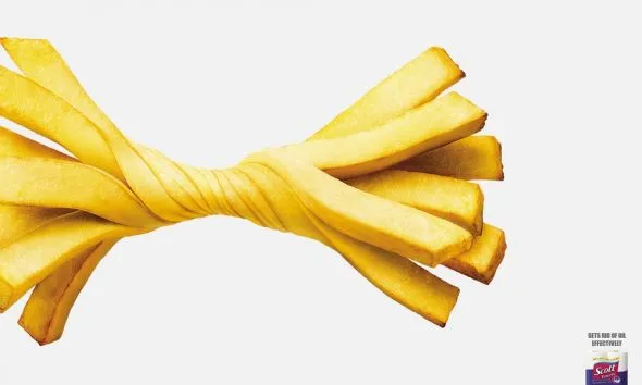 تبلیغات دستمال کاغذی 2