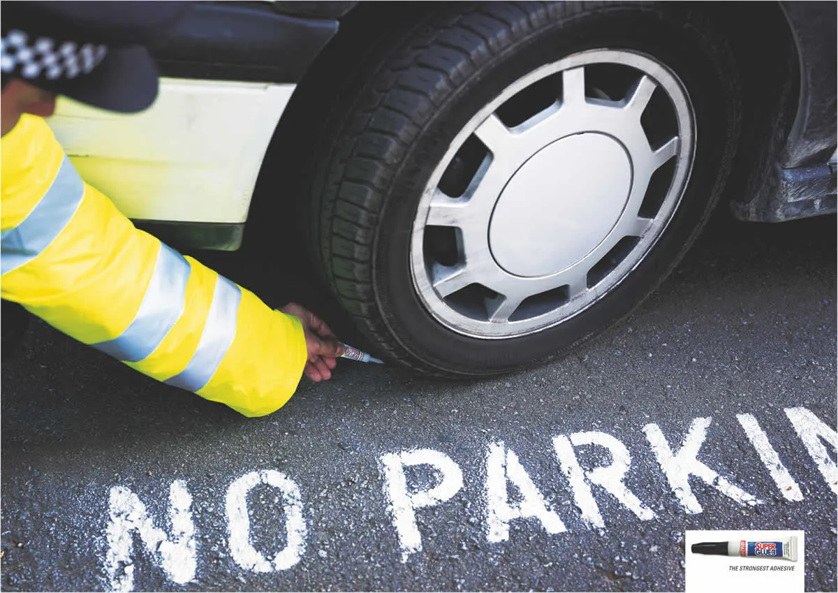 تبلیغات چسب