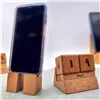 ست چوبی پایه موبایل و تقویم دائمی