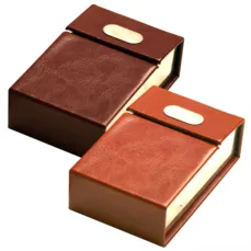 جاسیگاری چرم و فلز