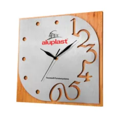 ساعت دیواری استیل و ام دی اف