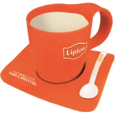 ست لیوان زیرلیوانی و قاشق طرح لاله ست لیوان زیرلیوانی و قاشق طرح لاله