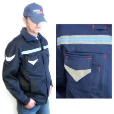 لباس کار مهندسی شبرنگ دار الیک خورده