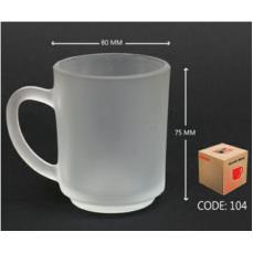 لیوان شیشه ای مات مدل مهنام