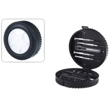 جعبه ابزار مدل تایر 20 تکه قطر 15 سانت جعبه ابزار مدل تایر 20 تکه قطر 15 سانت