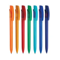 خودکار بدنه رنگی و گیره شفاف لوتوس