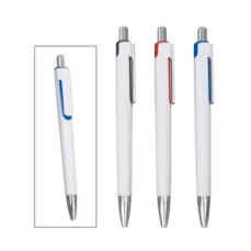 خودکار پلاستیکی بدنه سفید