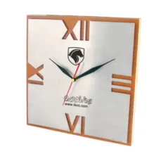 ساعت دیواری استیل و ام دی اف