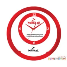 ساعت دیواری با قابلیت چاپ روی شیشه