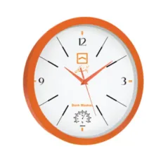 ساعت دیواری مدل گرد کلاسیک با دماسنج