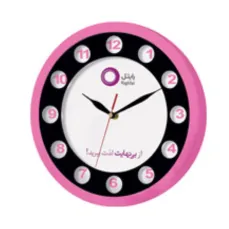 ساعت دیواری با قابلیت چاپ روی شیشه