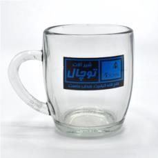 لیوان شیشه ای شفاف 260 cc مدل مهشید