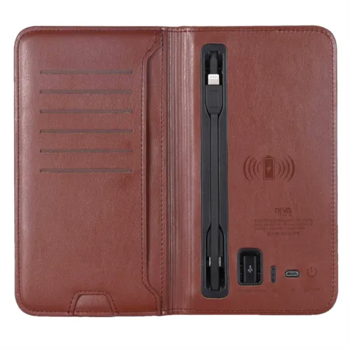 PB-L1 - پاور بانک چرمی مدیریتی PB-L1 - پاور بانک چرمی مدیریتی