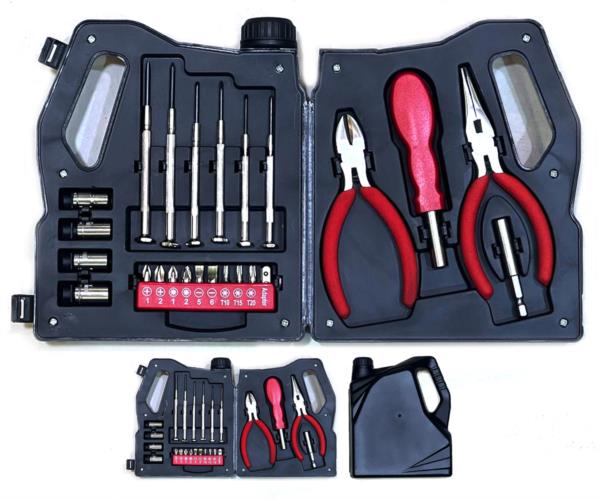 ST-916 - جعبه ابزار 24 تکه طرح روغن موتور