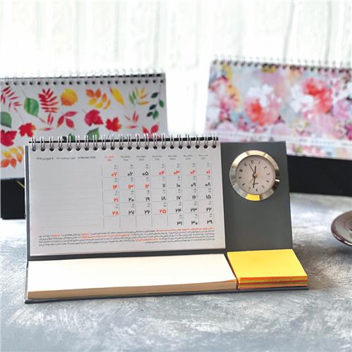 GR-509 - تقویم رومیزی با ساعت