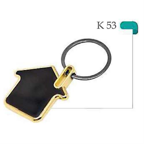 SK-53 - جاکلیدی فلزی طرح خانه طلایی