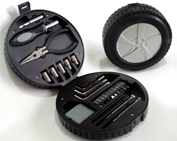 NBA-373 - جعبه ابزار تایری 25 تکه قطر 16 سانت