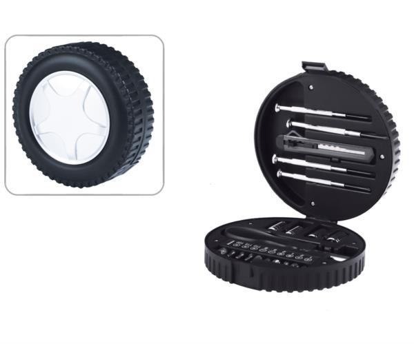 NBA-363 - جعبه ابزار مدل تایر 20 تکه قطر 15 سانت