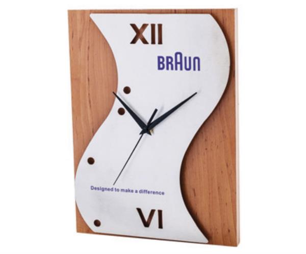 ZSD-5173 - ساعت دیواری استیل و ام دی اف