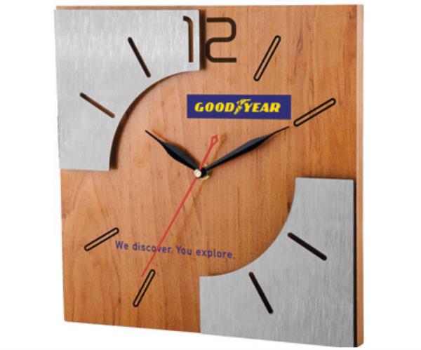 ZSD-5184 - ساعت دیواری استیل و ام دی اف