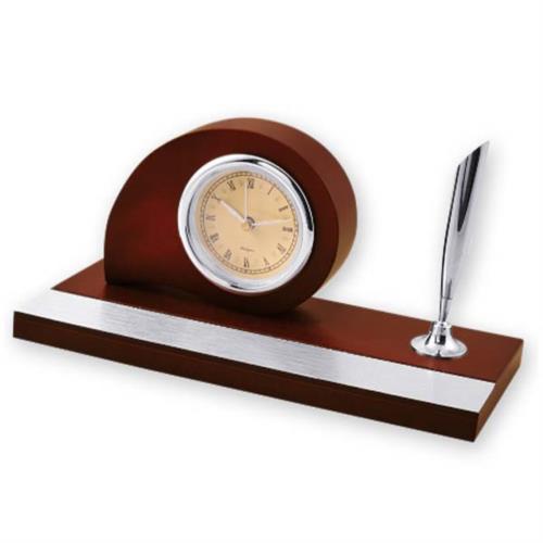 NSW-016 - ساعت چوبی رومیزی