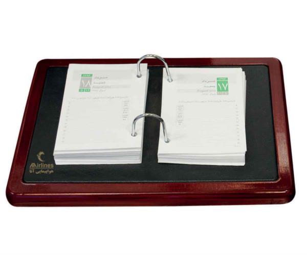 ZSR-5602 - پایه تقویم رومیزی چوبی