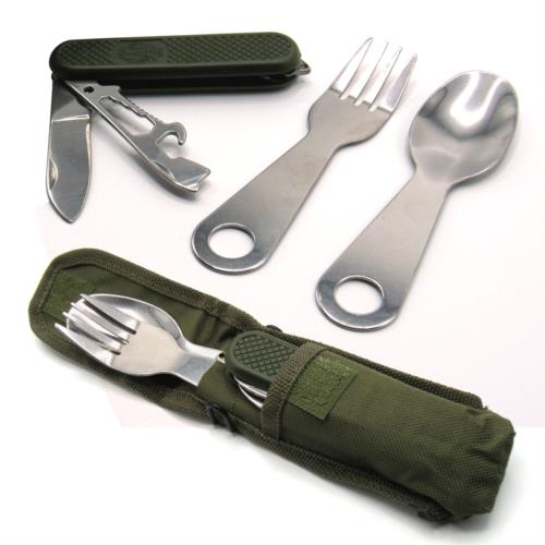 T-146 - ست قاشق و چنگال ارتشی کوتاه