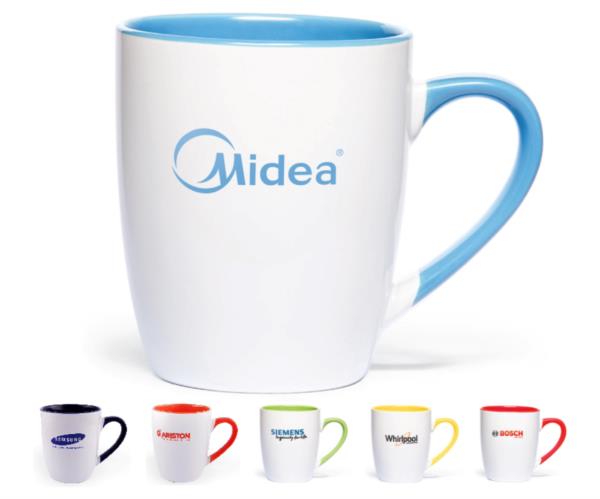 XMS-7007 - ماگ سرامیکی دسته و داخل رنگی