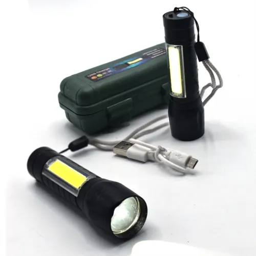 T-412 - چراغ قوه پلیس شارژی با جعبه