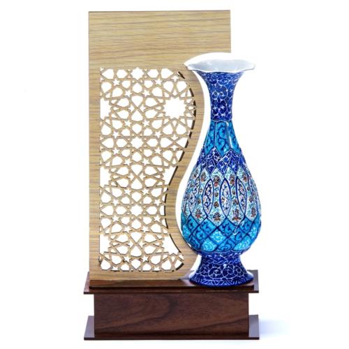 HLT-18 - گلدان میناکاری 20 سانت