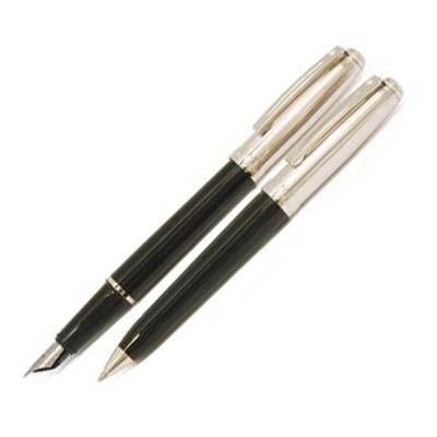 GBP-107 - ست خودنویس و خودکار  PRELUDE استیل